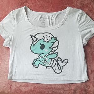 Tokidoki Unicorno Crop Top Tee